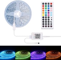 ALED LIGHT 10m RGB LED szalag 600 LED 5050 SMD távirányítóval dekorációhoz 7