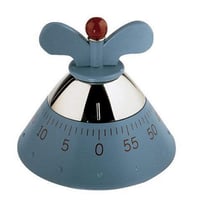 Kuchynský časovač Alessi A09, termoplastická živica, modrý, 28,5 cm 1