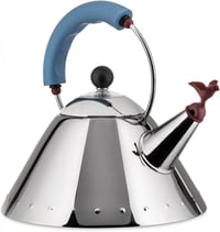 Alessi Blue Bird Kék Madár Síppal Ellátott Teafőző Vödör - Blue, Stainless steel 2