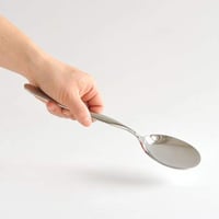 Lingură pentru servit risotto Alessi "Collo-alto", oțel inoxidabil 18/10, finisaj oglindă, argintiu 3