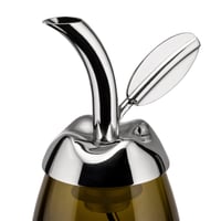 Alessi Fior d'Olio karafa na ochutnávku olivového oleja s nerezovým uzáverom, oceľ 18/10, zelená, 6x8,5x5 cm 2