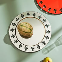 Alessi Girotondo kerek tálca, modern design konyhai kiegészítő - Stainless Steel 5