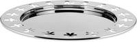 Alessi Girotondo kerek tálca, modern design konyhai kiegészítő - Stainless Steel 1