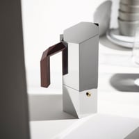 Alessi Menhir Espresso kávovar na 6 šálok, moka kanvička, nerezová oceľ, indukčný 4