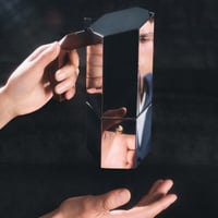 Alessi Menhir Espresso kávovar na 6 šálok, moka kanvička, nerezová oceľ, indukčný 2