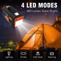 AlfaBot Q4 Autós Indításrásegítő Powerbank 4000A - 12V Benzin/Dízel Motorokhoz, Beépített Kompresszorral, LED Lámpával, 26800mAh 5