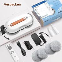 AlfaBot X7 Pro ablakos robot, intelligens kétoldalas tisztítás, spray funkcióval 8