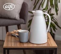 Alfi ECO Izolirani vrč 1 L Coconut White s uloškom od kaljenog stakla, 12 sati održavanja temperature za čaj i kavu 2