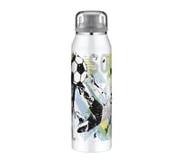 Detská termoska Alfi IsoBottle Kids s futbalovým motívom, nerezová oceľ, izolovaná fľaša, 500 ml, nepriepustná, bez BPA, 12 hodín teplá, 24 hodín studená 1