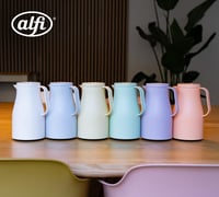 Termos Alfi NEO 1,00 L - 12 Ore Cald - Inserție din Sticlă Călită - Gri Furtună 2