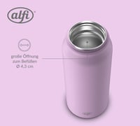 Alfi PURE termos šalica 0,50 l – 9 sati održavanja topline – Orchid Bloom mat izvedba – termo putna šalica 4