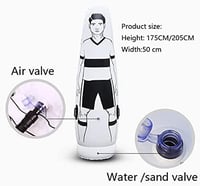 Alftek 1,75m Felfújható Futball Edzőbábu - Gyerek és Felnőtt Kapusedzéshez, Vízzel Tölthető Talppal, Automatikusan Felálló PVC Edzőeszköz 6
