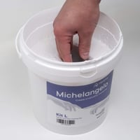 Algaplay Michelangelo odtlačková alginátová hmota v prášku, balenie 4 x 450 g (1800 g), biela hmota na tvorbu odtlačkov rúk 6