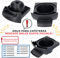 ALGOMAS Kapszulatartó Delonghi/Krups Dolce Gusto Piccolo Kávéfőzőkhöz - Szürke Kávékapszula Tároló KP100B10, KP100610 Modellekhez 2