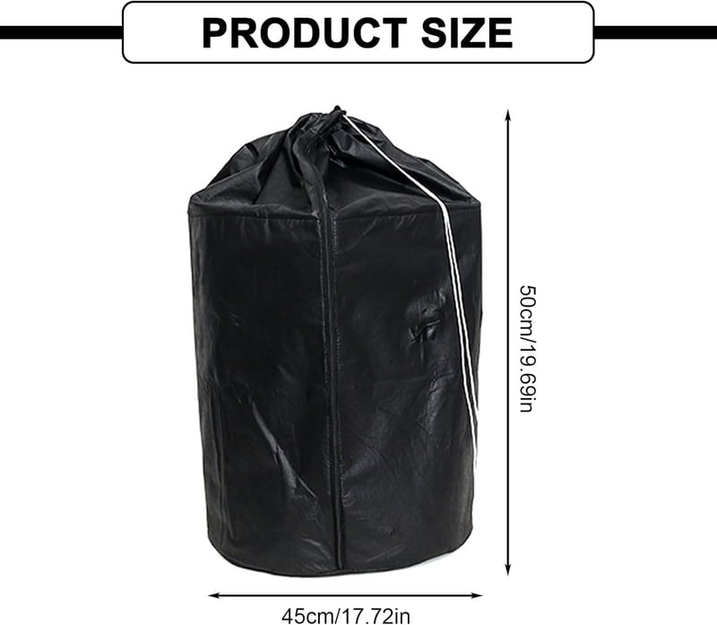 ALI2 45x50 cm Növénytakaró Téli Védelem Fekete Fleece Kültéri