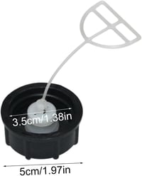 Alicer Üzemanyag Tank Kupak 2 db Láncfűrész Olaj Kupak GX25/GX35/139 Fűnyíró Bozótvágó Motor Alkatrész Fekete 7