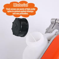 Alicer Üzemanyag Tank Kupak 2 db Láncfűrész Olaj Kupak GX25/GX35/139 Fűnyíró Bozótvágó Motor Alkatrész Fekete 2