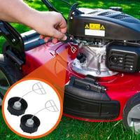 Alicer Üzemanyag Tank Kupak 2 db Láncfűrész Olaj Kupak GX25/GX35/139 Fűnyíró Bozótvágó Motor Alkatrész Fekete 4