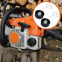 Alicer Üzemanyag Tank Kupak 2 db Láncfűrész Olaj Kupak GX25/GX35/139 Fűnyíró Bozótvágó Motor Alkatrész Fekete 6