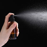 ALIFEIA Flacon pulverizator din sticlă brună de 60 ml pentru uleiuri esențiale, atomizor de călătorie cu pulverizare fină, atomizor de parfum, pulverizator de buzunar reîncărcabil, pentru produse de curățenie de casă, 2 bucăți 2