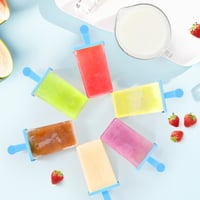 Alinana 9 részes újrahasználható fagylaltos forma szett, BPA mentes, tisztító kefével 5
