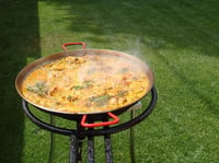 Alises Paella Főzőkészlet 46cm Zománcozott Serpenyővel, Gázégővel és Állvánnyal 4