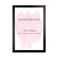 Elegantan okvir za slike Alison Kingsgate A3, ružičasti (29,7 x 42 cm) – s prednjom stranom od neslomljivog pleksiglasa, za postavljanje na zid ili stol, ručni rad 1
