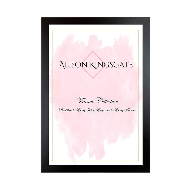 Elegantan okvir za slike Alison Kingsgate A3, ružičasti (29,7 x 42 cm) – s prednjom stranom od neslomljivog pleksiglasa, za postavljanje na zid ili stol, ručni rad