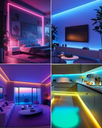 ALITOVE 15 m Neon LED pásik 230V RGB flexibilná IP65 vodotesná svetelná trubica s ovládaním cez aplikáciu a diaľkovým ovládačom, so synchronizáciou s hudbou, na interiérovú aj exteriérovú dekoráciu 6