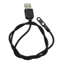 Aliwisdom Univerzális Mágneses Töltőkábel Okosórákhoz - 2 Tűs USB Töltő Fitness Trackerekhez, 4mm Tűtávolság, 5W, Fekete 7