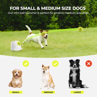 ALL FOR PAWS Automata Labdakilövő Kutyáknak - Interaktív Játékgép 3 db Teniszlabdával, Kis és Közepes Kutyafajtáknak, Hordozható

AI: ALL FO 4