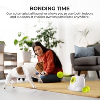 ALL FOR PAWS Automata Labdakilövő Kutyáknak - Interaktív Játékgép 3 db Teniszlabdával, Kis és Közepes Kutyafajtáknak, Hordozható

AI: ALL FO 6