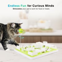ALL FOR PAWS Macska Játék Puzzle Labirintus Állítható Nehézségi Szint 9