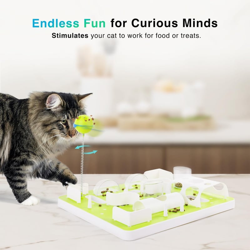ALL FOR PAWS Macska Játék Puzzle Labirintus Állítható Nehézségi Szint