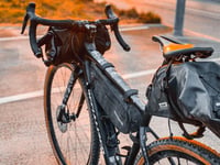 Ochranná fólia na rám bicykla All Mountain Style AMS Honeycomb pre štrkové a cestné bicykle, biela, extra veľká 4