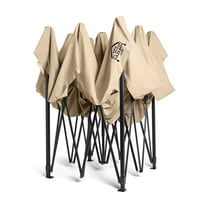 All Seasons Gazebos Összecsukható Pavilon és Előtető 3x3 m Bézs Vízálló Gyorsan Felállítható Kerti Rendezvénysátor 7