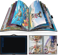ALL4JIG Helytakarékos puzzle tároló mappa 20 darab puzzle számára, fényes védőzsebekkel, rendező felnőtteknek 1