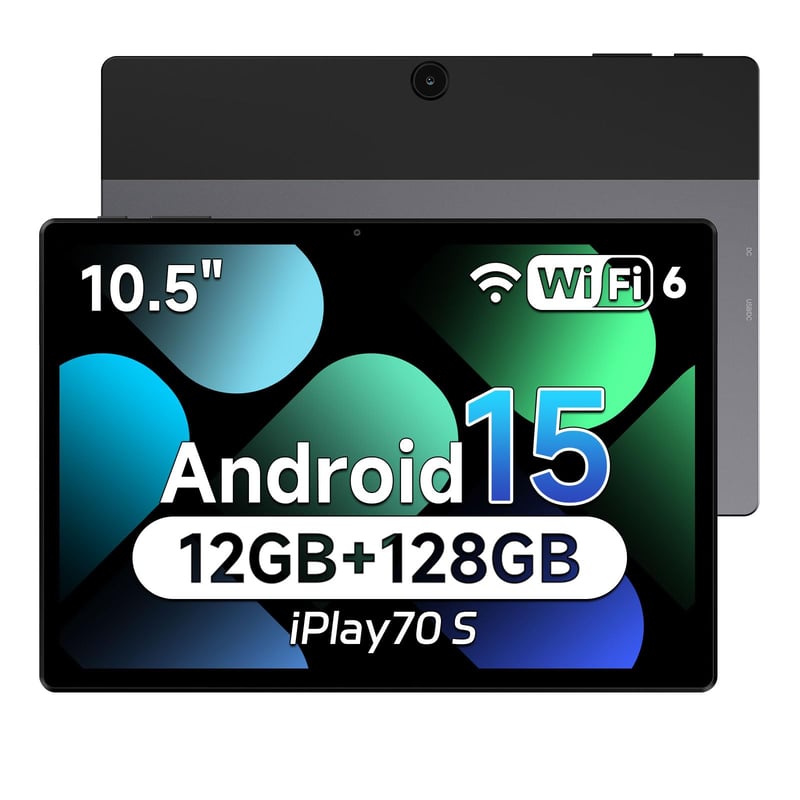 Tablet ALLDOCUBE iPlay70 S, 10,5", Android 15, 128 GB ROM, 2K displej, osemjadrový procesor