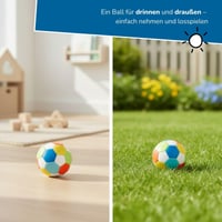 Mäkká penová futbalová lopta alldoro - priemer 10 cm 4