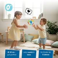 Mäkká penová futbalová lopta alldoro - priemer 10 cm 2