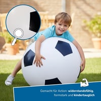 alldoro 60298 XXL felfújható focilabda - fekete-fehér - 75 cm átmérő 5