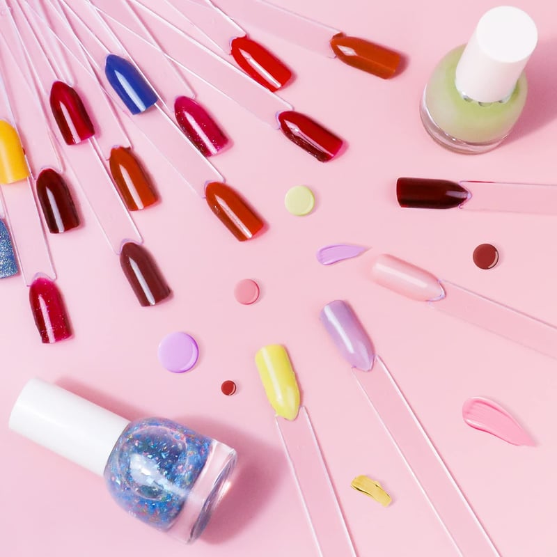 alle's 100 db Átlátszó Műköröm Gyakorló Gyűrű - Műköröm Bemutató Állvány Kezdőknek és Profiknak - DIY Nail Art Tippek