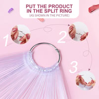 alle's 100 db Átlátszó Műköröm Gyakorló Gyűrű - Műköröm Bemutató Állvány Kezdőknek és Profiknak - DIY Nail Art Tippek 5