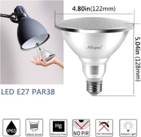 Allesgute 15W PAR38 LED E27 reflektor lámpa IP65 vízálló meleg fehér 3000K 4