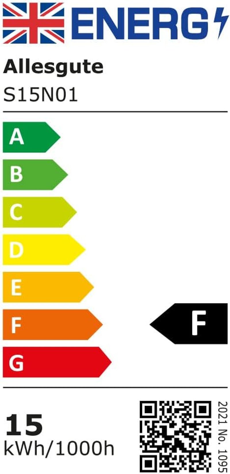 Allesgute 15W PAR38 LED E27 reflektor lámpa IP65 vízálló meleg fehér 3000K