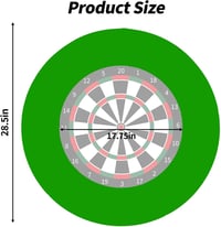 Alleshelfer Dartboard Védőgyűrű 72cm Falvédelem 45cm Darthoz 6