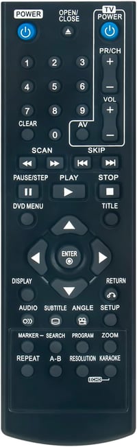 ALLIMITY AKB35840201 LG DVD lejátszó távirányító DP932H DP522H DVX582 1