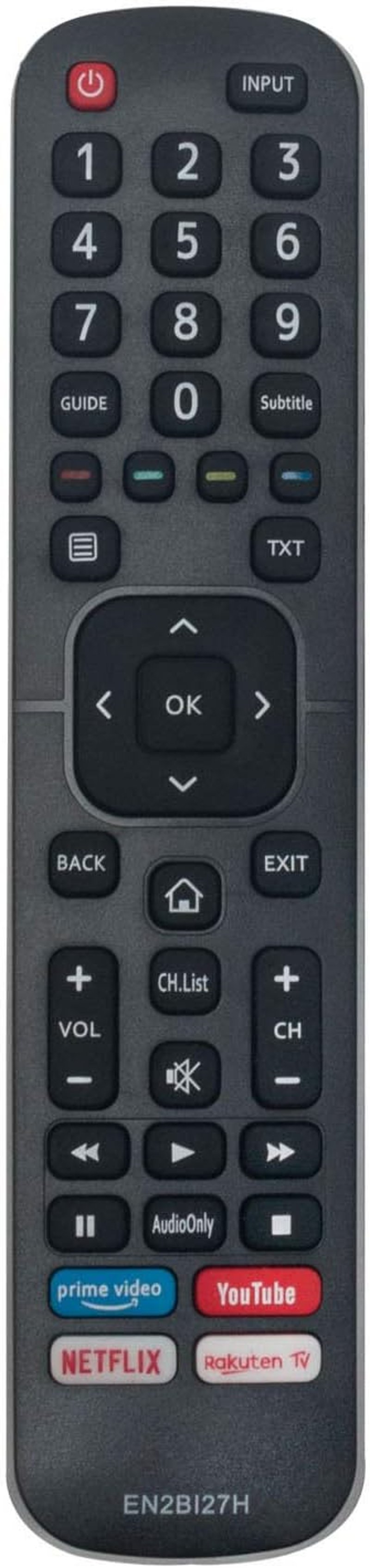 ALLIMITY EN2BI27H Hisense TV távirányító csere 32AE5500F H55B7120 H43B7500