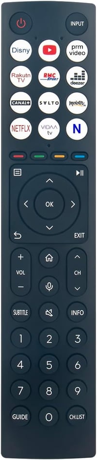 ALLIMITY ERF3C86H Hisense TV távirányító 55A85H 75U8HQ 65U7HQ 65A9H 1