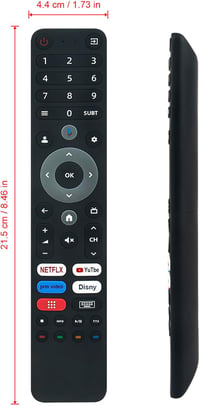 ALLIMITY Hangsegéd Távirányító DYON iGoo TV-hez 32H 40F 43F 43U 50U 55U 3
